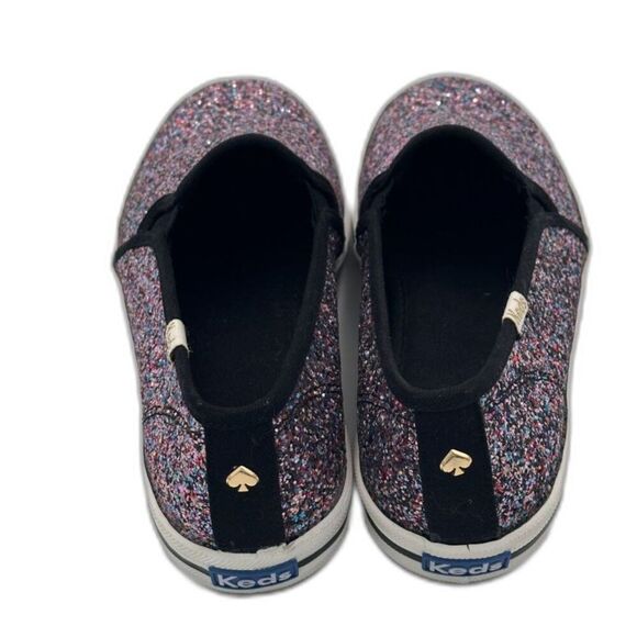 Keds x Kate Spade Glitter Slip-On Sneakers – Women’s 6.5 NWOT - Picture 2 of 9